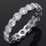 Estate Platinum 4.50 TCW Diamond Eternity Band Ring