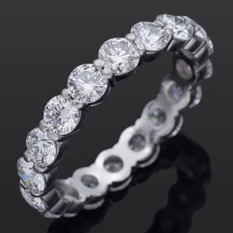 Estate Platinum 4.50 TCW Diamond Eternity Band Ring