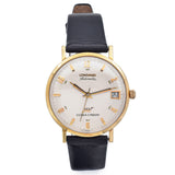 Vintage Longines Ultra-Chron 18K Yellow Gold Automatic Men's Date Watch 34.5 mm