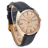 Vintage Longines 5 Star Admiral 18K Yellow Gold Automatic Men's Day Date Watch