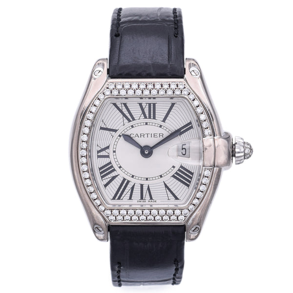 Cartier Roadster 2723 Diamond 18K White Gold Quartz Women's Watch