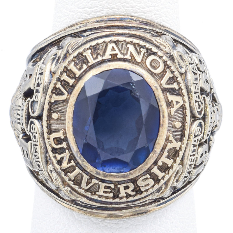 Dieges & Clust 10K Yellow Gold Sapphire Villanova University 1959 Class Ring