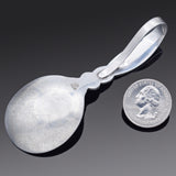 1932 Georg Jensen Sterling Silver Cactus Curved Baby Spoon