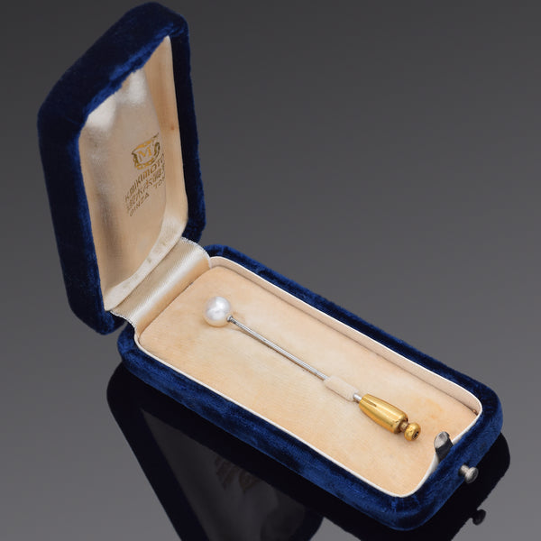 Vintage Mikimoto Pearl Brooch Pin