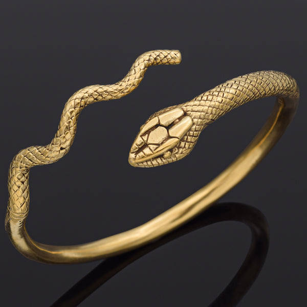 Metropolitan Museum of Art Tutankhamun Egyptian Revival Serpent Bangle Bracelet