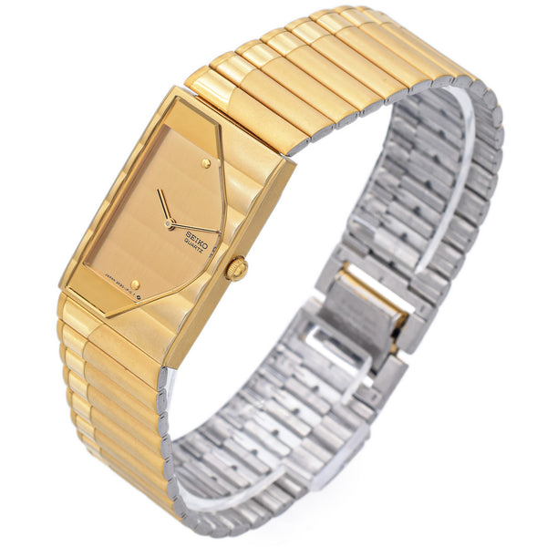 Vintage Seiko 2P20-5K19 Ladies Quartz Gold Plated/Steel Wristwatch