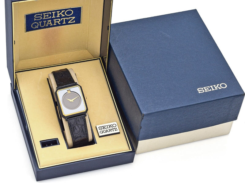 Vintage Seiko 6530-5130 Quartz Men's Watch 30.0 x 26.5 mm + Box