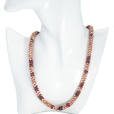 Kauai Fine Arts Niʻihau Shell Pōpō (Poe Poe) Lei Necklace with Matching Earrings