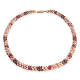 Kauai Fine Arts Niʻihau Shell Pōpō (Poe Poe) Lei Necklace with Matching Earrings