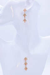 Estate 14K Yellow Gold Citrine & 0.45 TCW Diamond Pendant & Drop Earrings Set
