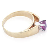Vintage 14K Yellow Gold Ruby Band Ring Size 6