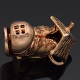 Vintage 14K Yellow Gold Family in Boot House Movable Charm Pendant 5.1 Grams