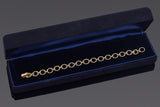 Tiffany & Co. Paloma Picasso 18K Yellow Gold X Cable Link Bracelet + Box