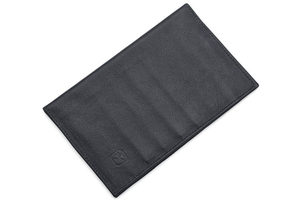 Vintage NOS Vacheron & Constantin Black Leather Bi-fold Wallet 4.0 x 6.5 Inches