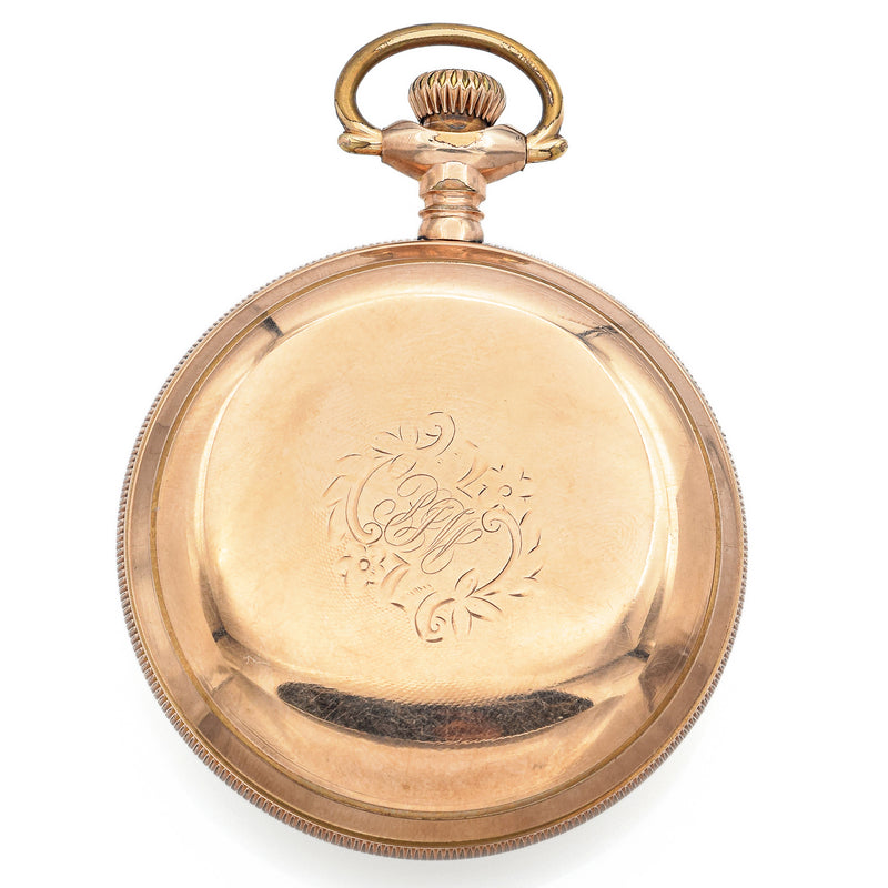 Antique Waltham GF 15 Jewels Grade No. 81 Size 18s Pocket Watch 55 mm
