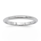 Vintage Platinum Knife Edge Thin Wedding Ring
