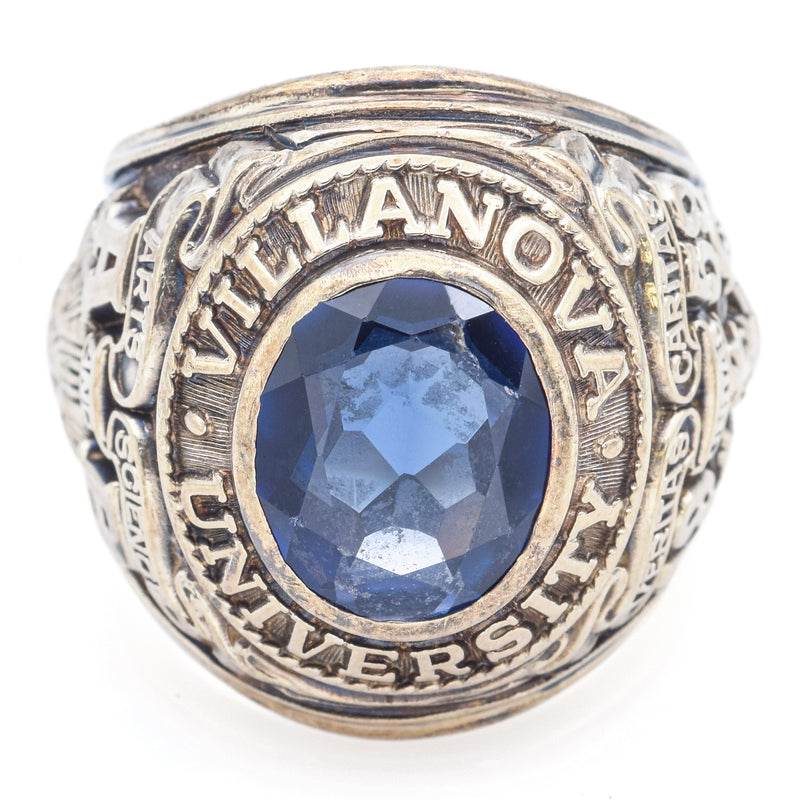 Dieges & Clust 10K Yellow Gold Sapphire Villanova University 1959 Class Ring