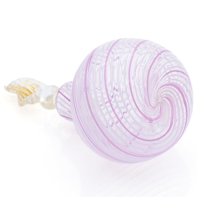 Designer Murano Art Glass Perfume Bottle Decanter with Stopper