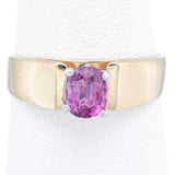 Vintage 14K Yellow Gold Ruby Band Ring Size 6