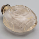 Antique Chinese Rutilated Quartz Carved Snuff Bottle