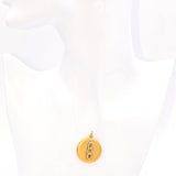 Antique Victorian 10K Yellow Gold Round Locket Pendant