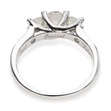 14k White Gold 0.81tcw Diamond Three Stone Ring