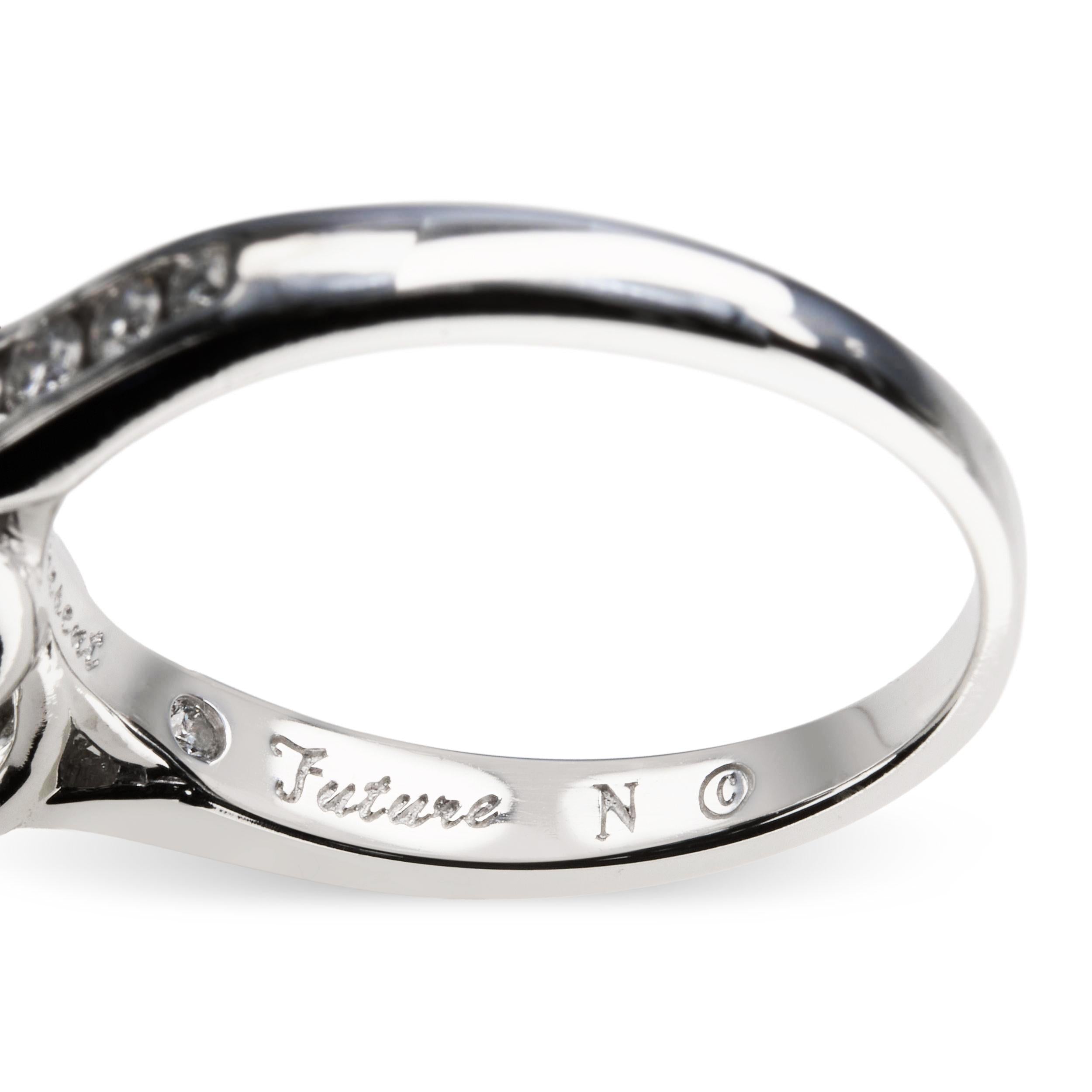 14k White Gold 0.81tcw Diamond Three Stone Ring