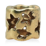 Pandora 14K Yellow Gold Star, Clip and Spacer Charm Set