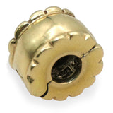 Pandora 14K Yellow Gold Star, Clip and Spacer Charm Set