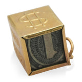 Vintage 14K Gold Mad Money Emergency Break Glass Box Charm Pendant