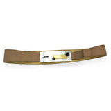 Antonio Pineda Taxco Sterling Silver Mixed-Metal Leather Belt