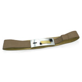 Antonio Pineda Taxco Sterling Silver Mixed-Metal Leather Belt