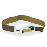 Antonio Pineda Taxco Sterling Silver Mixed-Metal Leather Belt