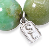 Sheryl Lowe Sterling Silver Chrysoprase Diamond Beaded Bracelet