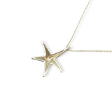 Tiffany & Co. Elsa Peretti Sterling Silver Starfish Necklace