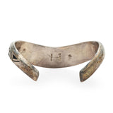 Vintage Tèmè Southwestern Sterling Silver Lapis & Spiny Oyster Shell Cuff