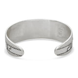 Vintage Roderick Tenorio Sterling Silver 14K Gold Geometric Cuff Bracelet