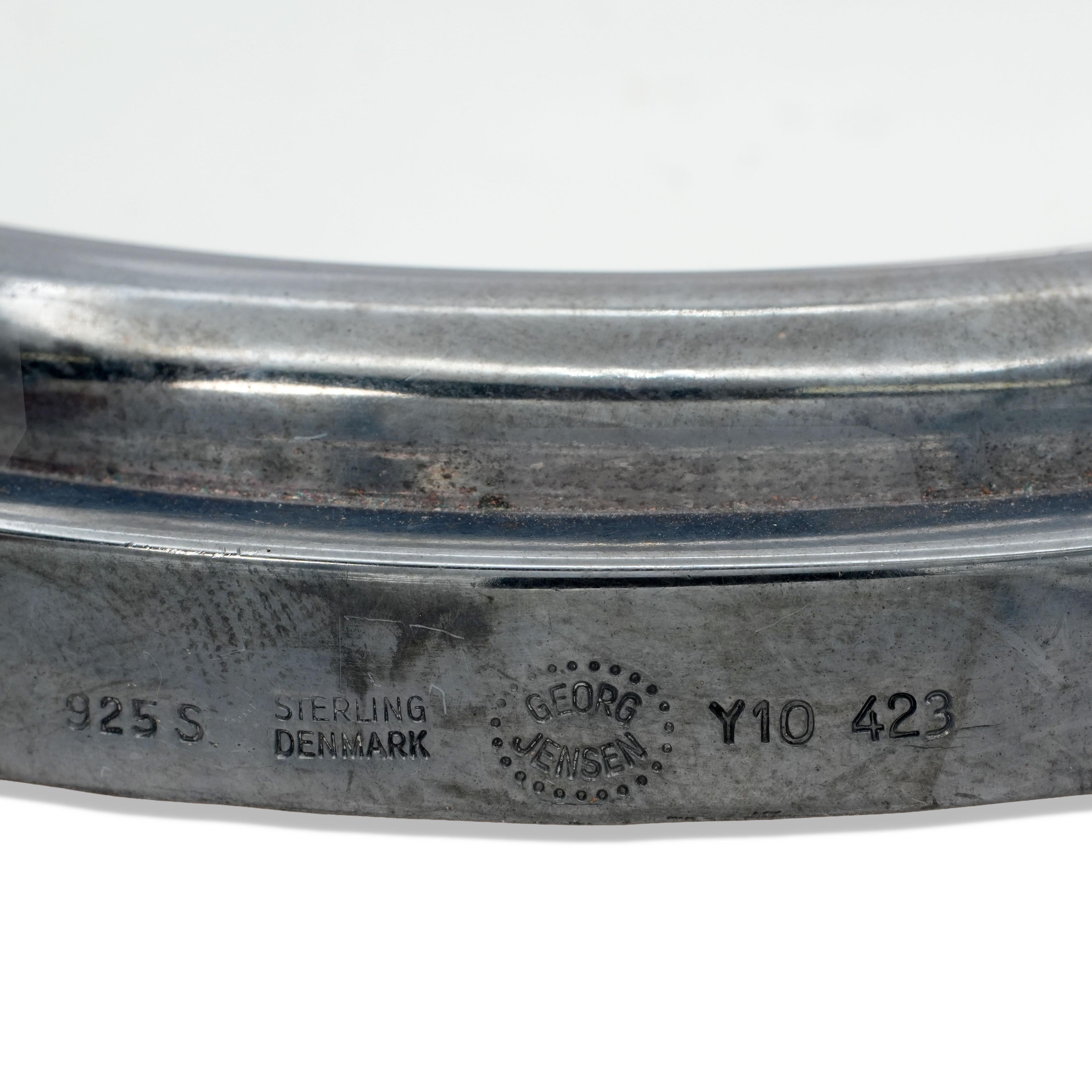 Georg Jensen Sterling Silver Oval Photo Frame