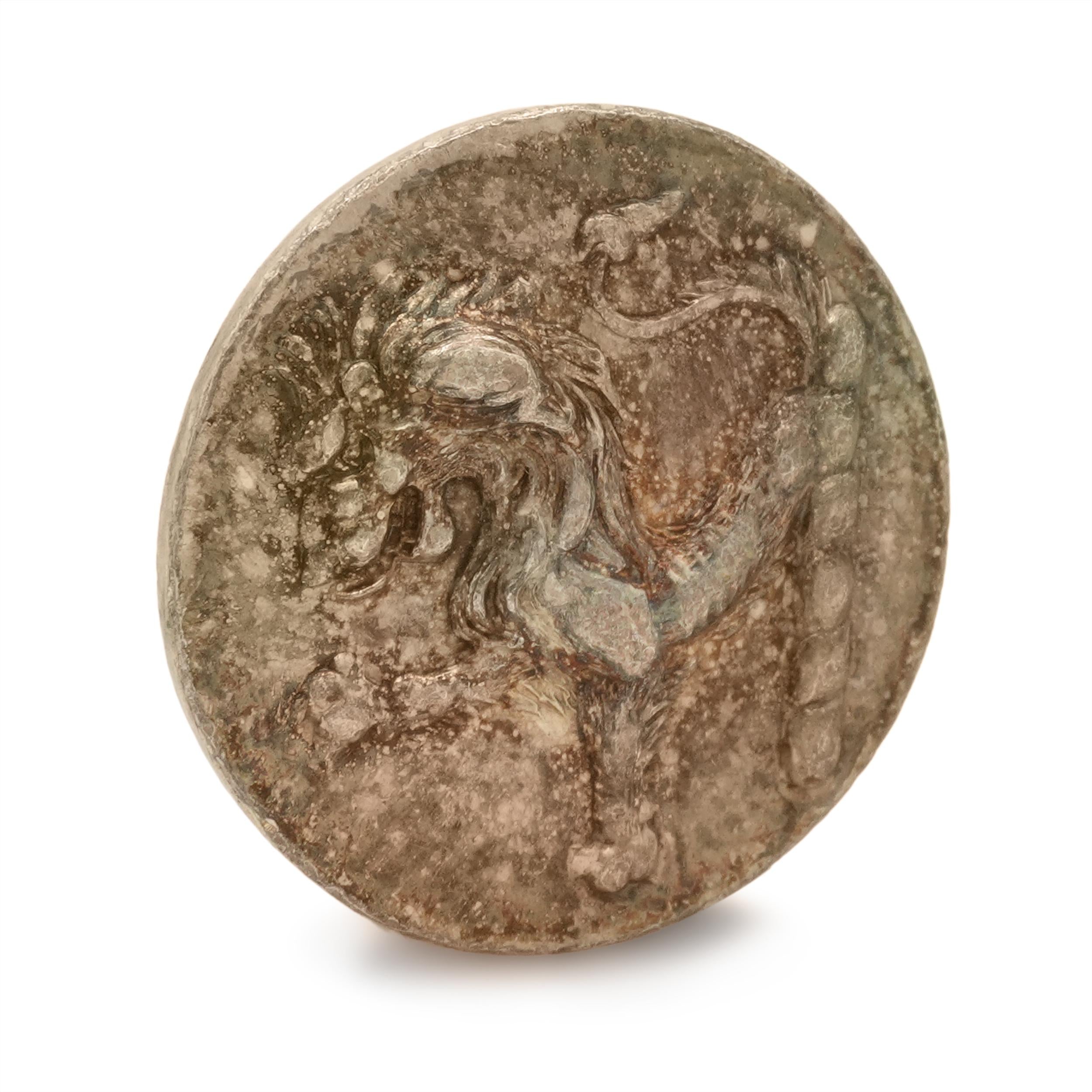 Vintage Tiffany & Co. Sterling Silver Lion Buttons Set of 3