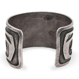 Vintage 1975 Tlingit Northwest Coast Sterling Silver Raven Cuff
