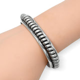 Vintage Tahe Sterling Silver Cuff Bracelet