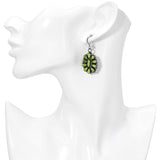 Victor Begay Navajo Sterling Silver Turquoise Squash Blossom Necklace & Earrings