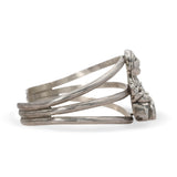 Vintage Carol Felley Storyteller Sterling Silver Ring & Cuff Bracelet Set