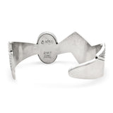 Roderick Tenorio Sterling Silver Multi-Stone Inlay Cuff