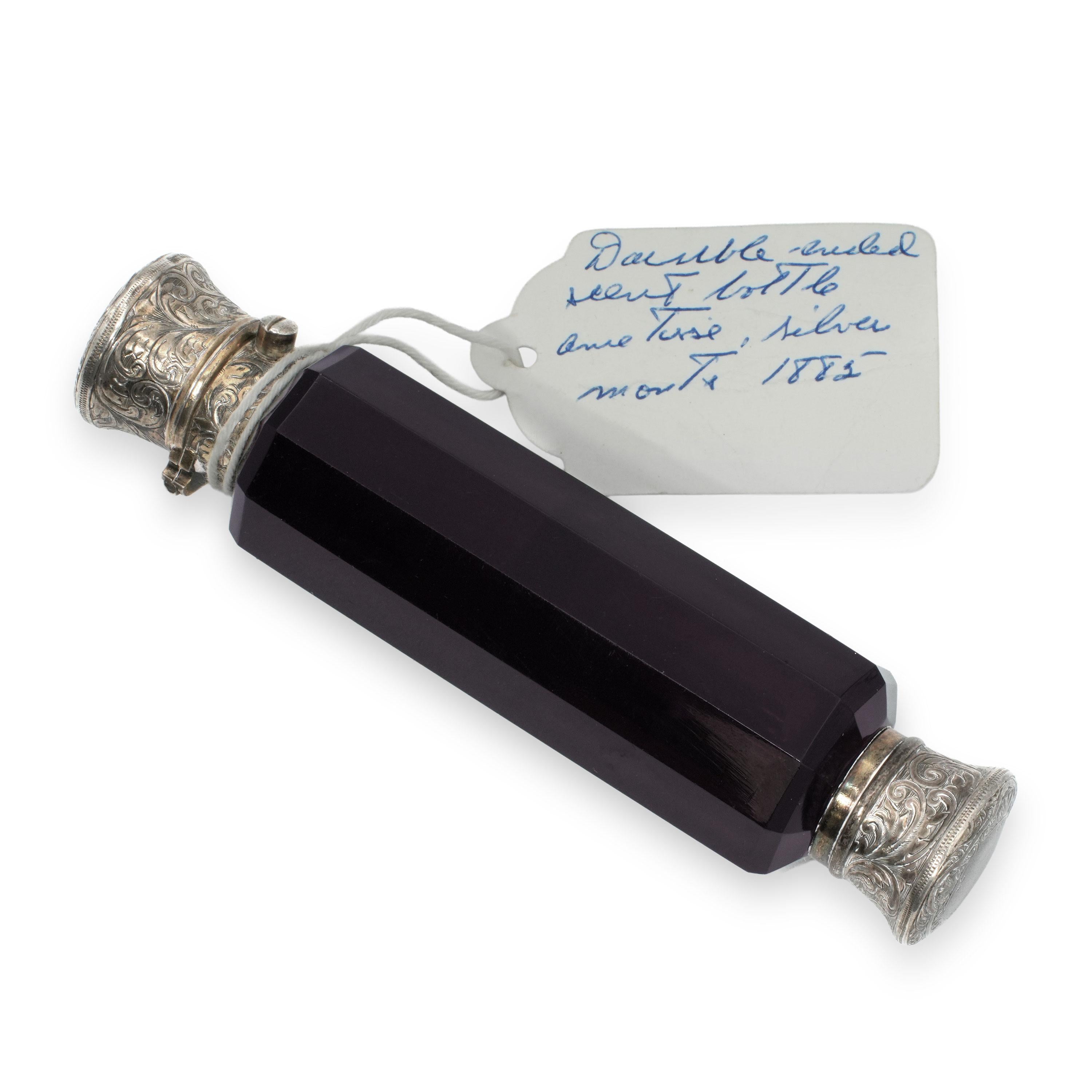 Victorian 1882 Silver Double-Ended Scent Bottle