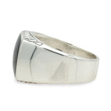 David Yurman Sterling Silver Black Onyx Signet Ring
