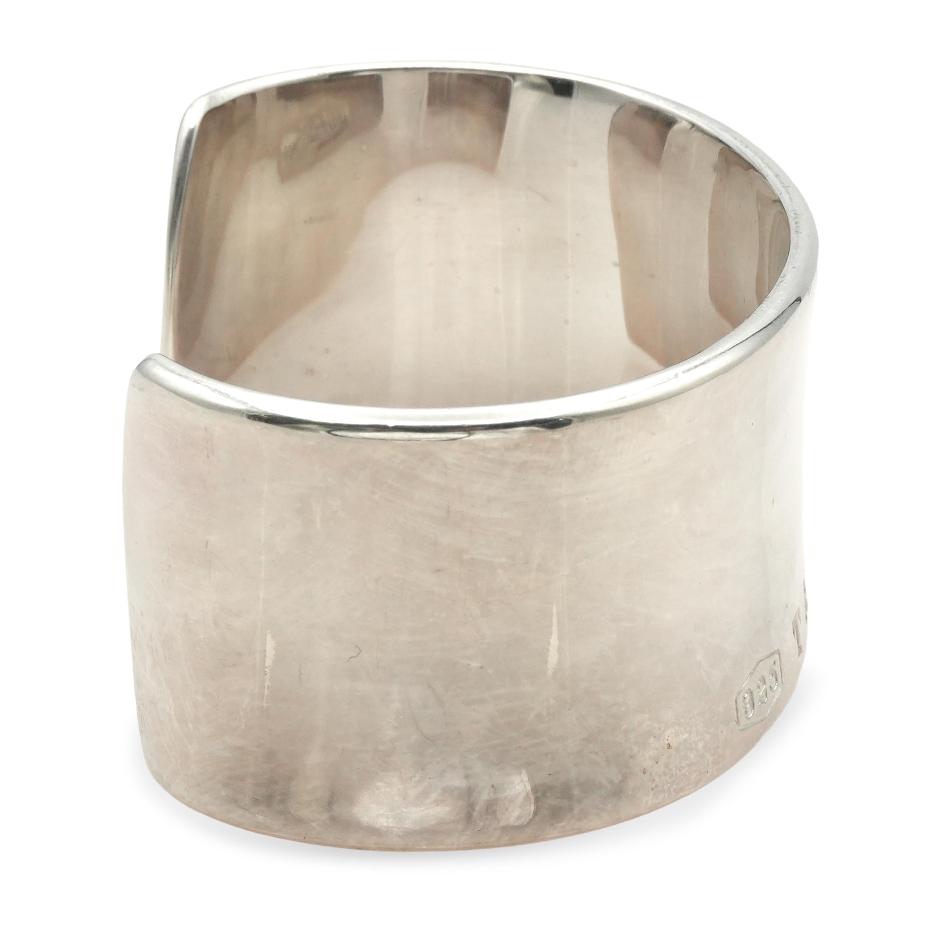 Tiffany & Co. 1837 Sterling Silver Wide Cuff