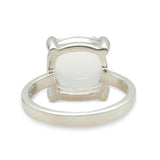 Tiffany & Co. Paloma Picasso Sterling Silver Rock Crystal Sugar Stacks Ring
