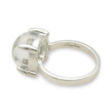 Tiffany & Co. Paloma Picasso Sterling Silver Rock Crystal Sugar Stacks Ring