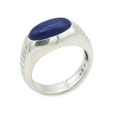 David Yurman Sterling Silver Lapis Lazuli Cabochon Ring